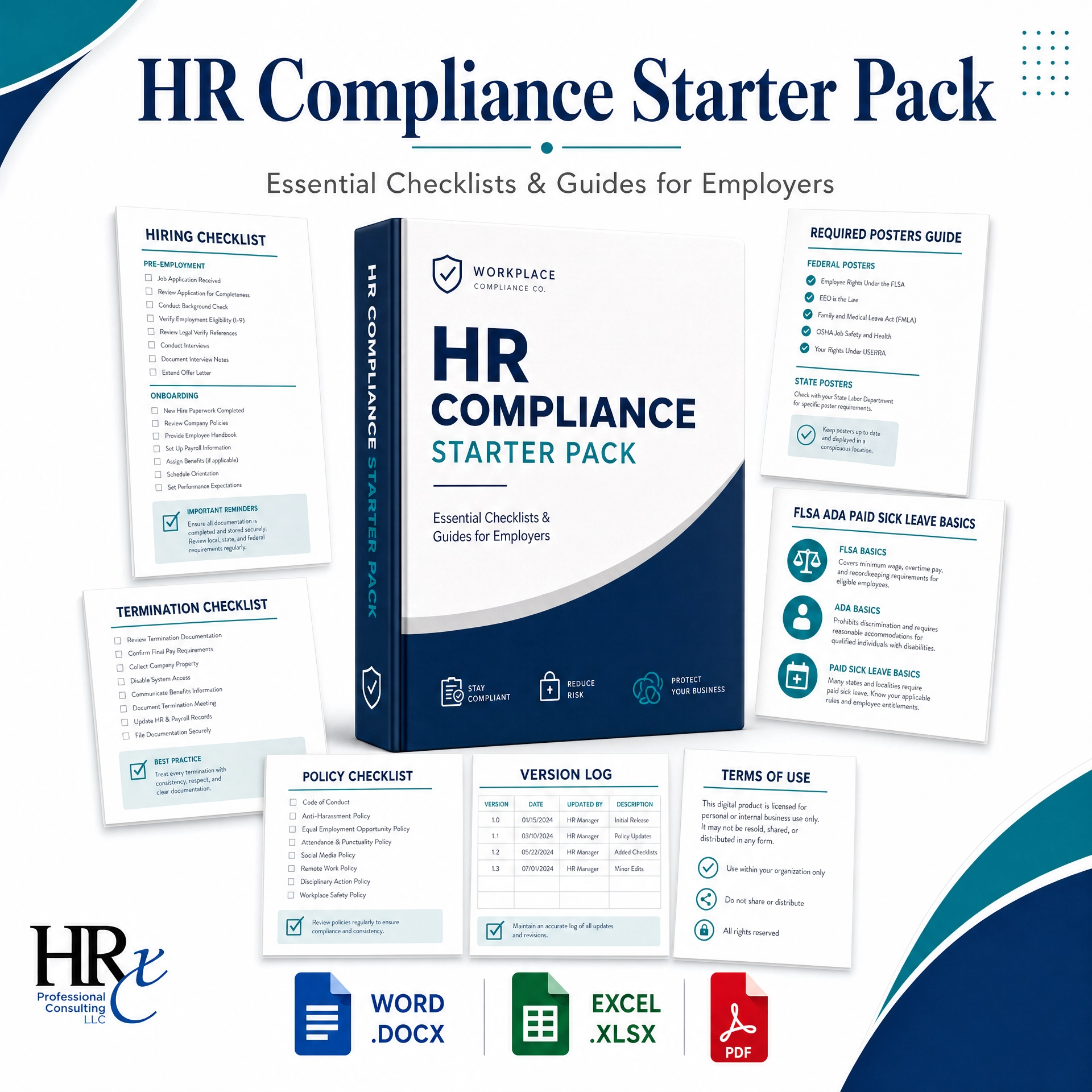 HR Compliance Templates for Small Business | HR Policy Toolkit
